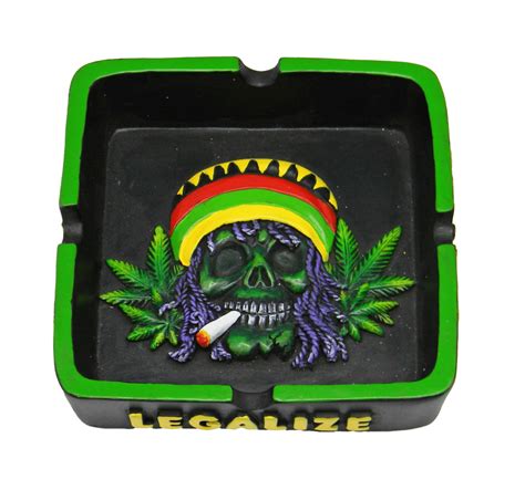 rastafarian ashtray|rasta ash trays.